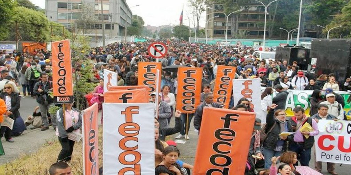 Fecode Marcha Por El Derecho A La Salud Y Rechaza Asesinatos De