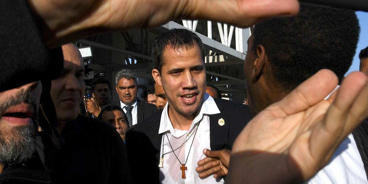 Juan Guaidó líder opositor regresó a Venezuela tras gira internacional