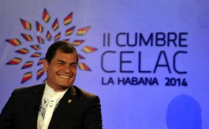 Rafael Correa en la Celac