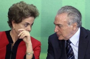 Michele Temer y Dilma Rousseff