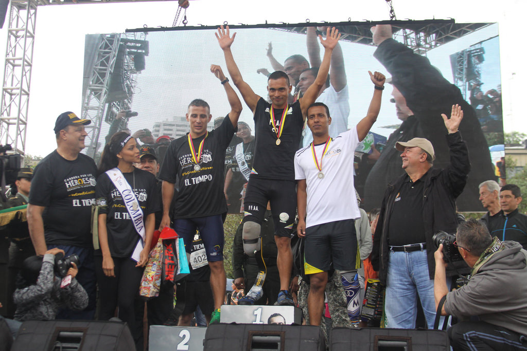 Así fue la Carrera de los Héroes en Bogotá Canal 1