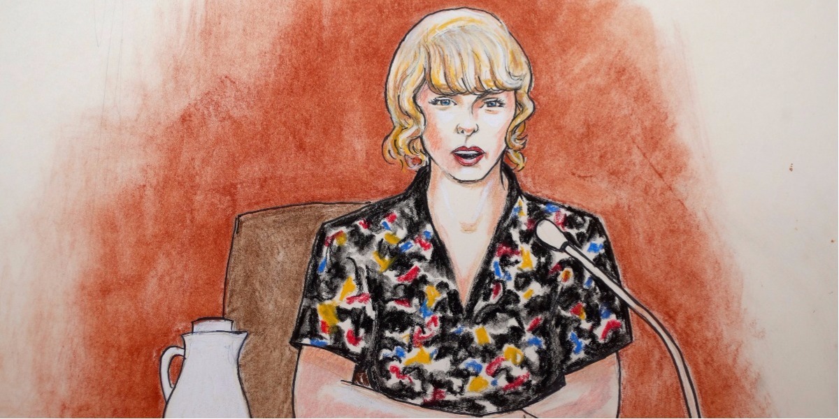 La cantante Taylor Swift declaró en el caso de abuso sexual.