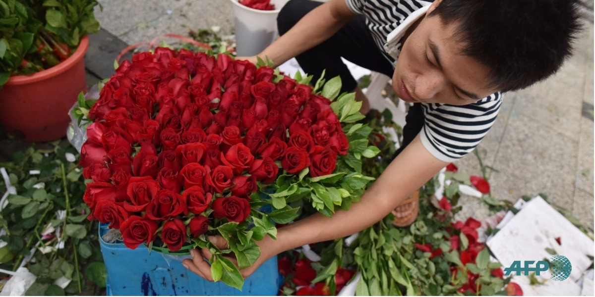 El gremio floricultor tiene su espacio en Bogotá - Foto: GREG BAKER / AFP