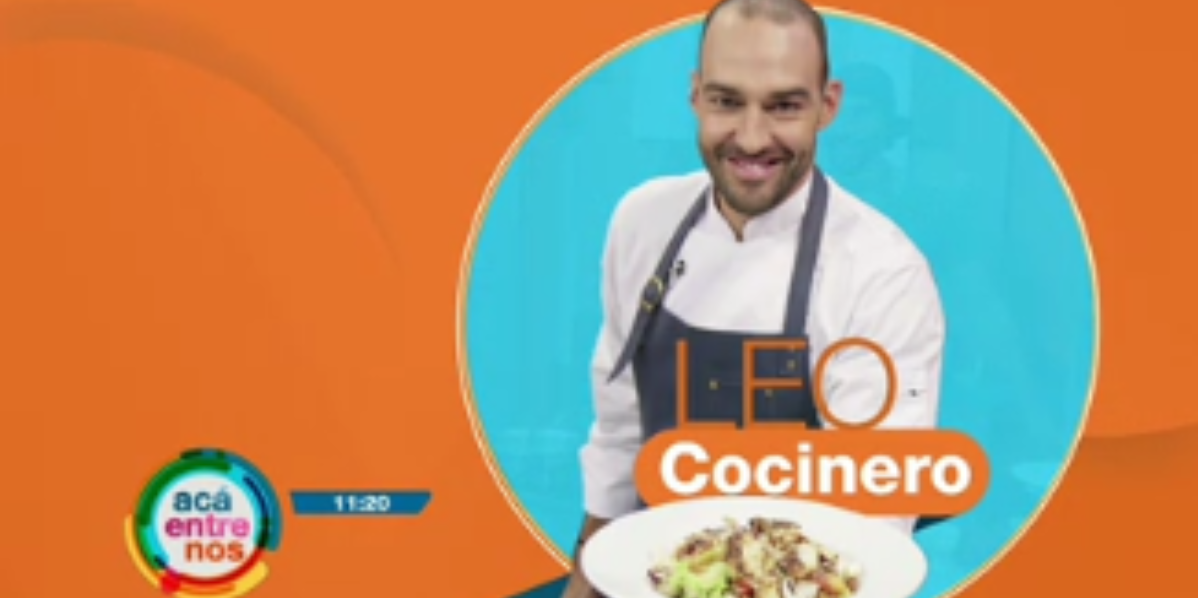 La receta de Leo en Acá Entre Nos - Foto: captura de pantalla.