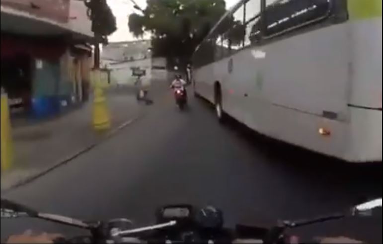 accidente en moto en Colombia