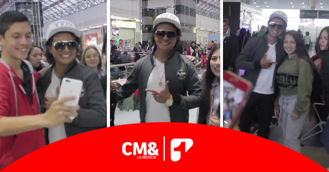 Doble de Bruno Mars paraliza centro comercial de Bogotá