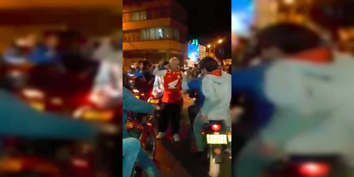 Hincha de Santa Fe que festeja el título de Millonarios se hace viral ...