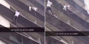 El hombre araña de París salva a niño de caer desde un balcón