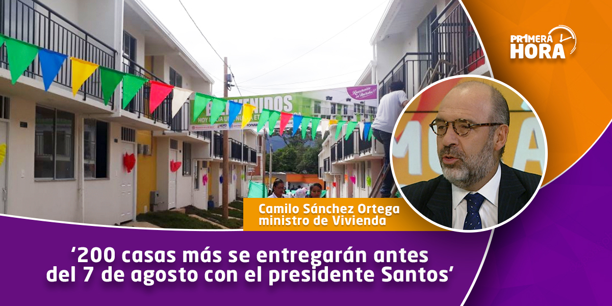 Gobierno entrega las primeras 100 casas en Mocoa - Canal 1