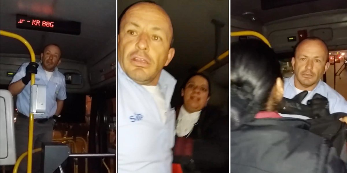 Retiran de su cargo a conductor de SITP que agredió verbalmente a ...