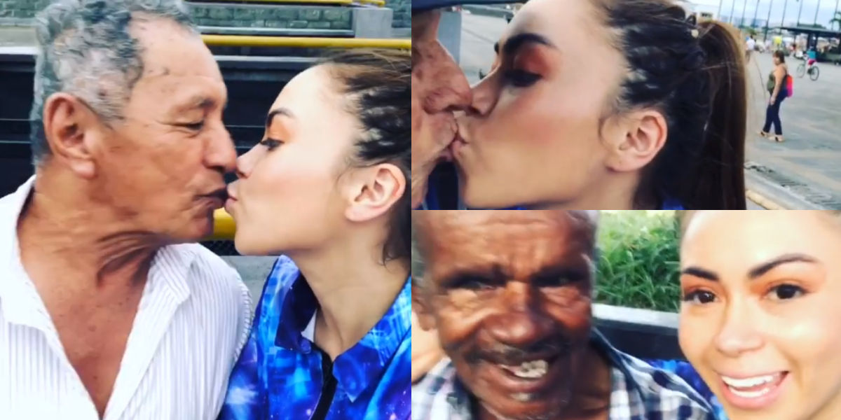 El vídeo de &#8216;Epa Colombia&#8217; besando adultos mayores que causa polémica en redes sociales