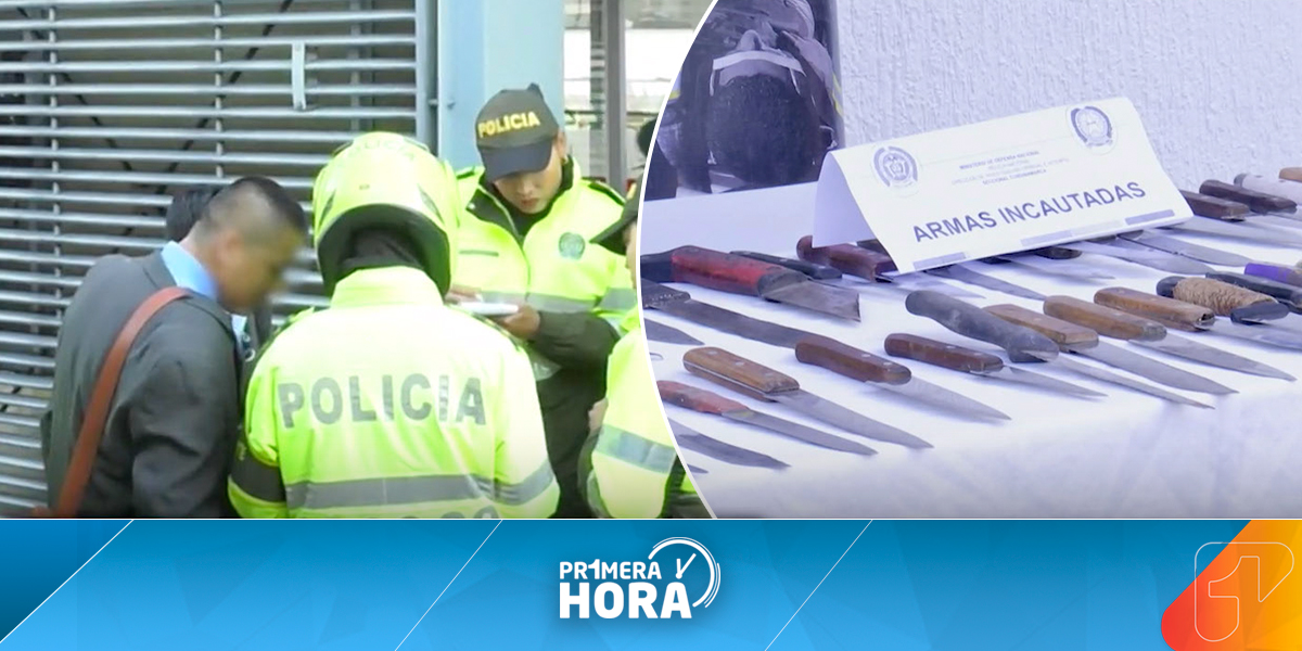 Entra en vigencia decreto que prohíbe el porte de armas blancas en