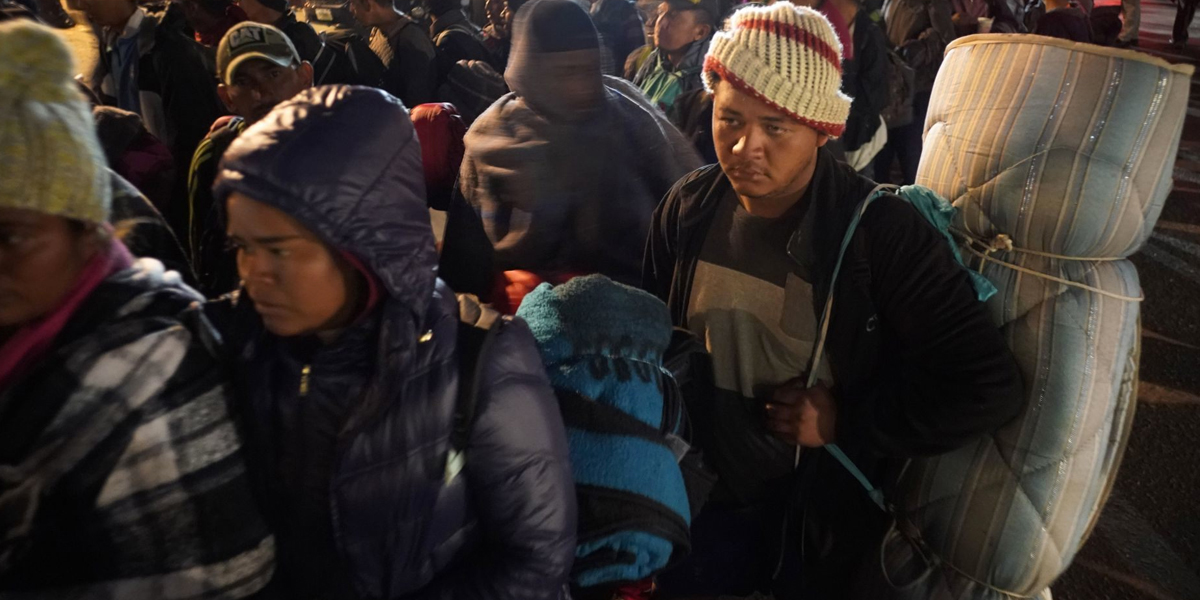 Caravana De Migrantes Se Reagrupa En Tijuana, México - Canal 1