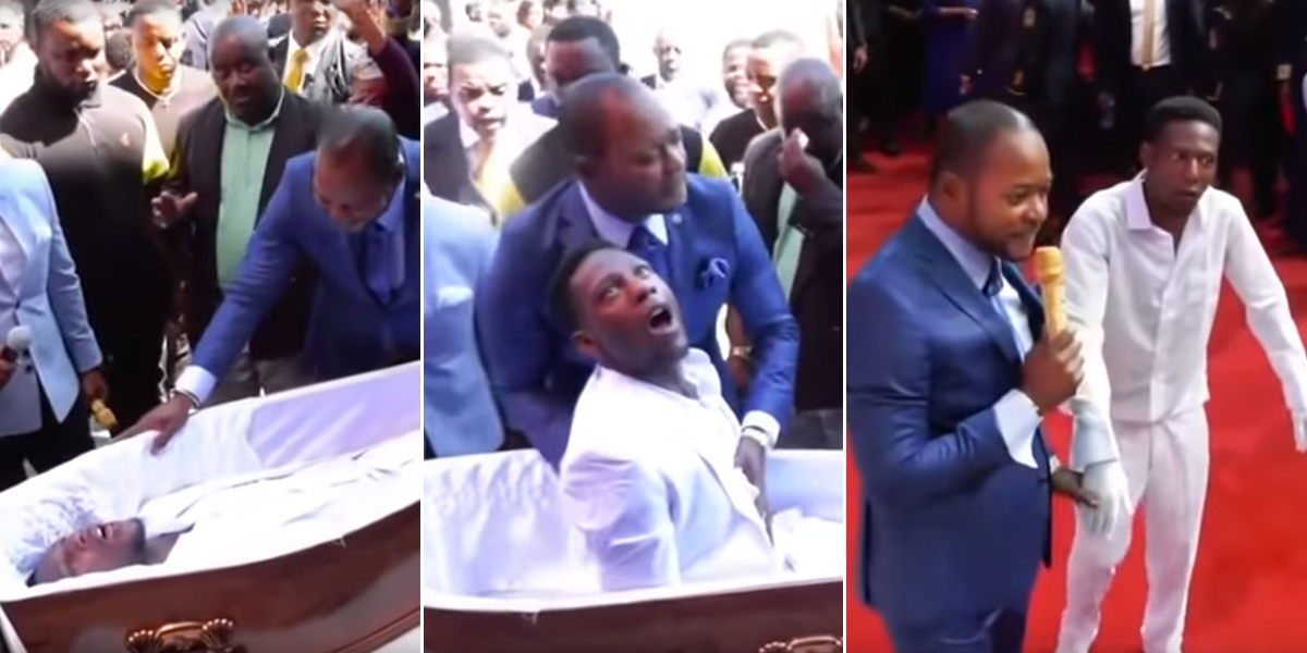 Pastor ‘revivió’ a un hombre ante la mirada de sus fieles en Sudáfrica