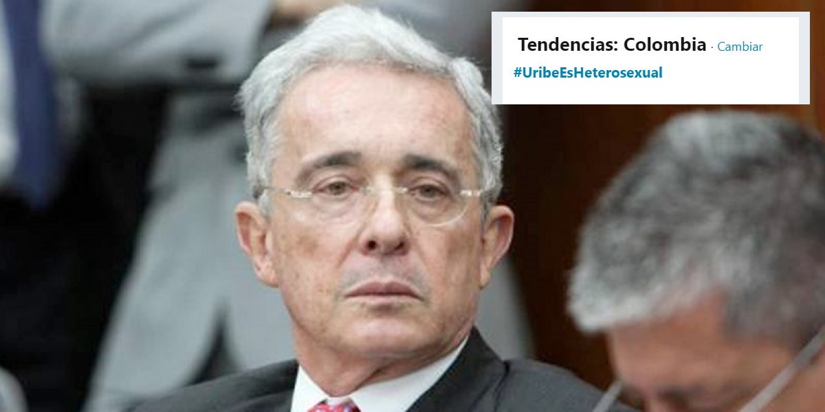 ¿Por qué la tendencia #UribeEsHeterosexual tiene de mal genio a los uribistas?