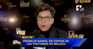 Franklin Ramos se va ‘lanza en ristre’ contra los youtubers de belleza