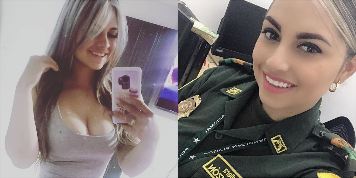 Ella Es Considerada La Polic A M S Linda De Colombia Canal
