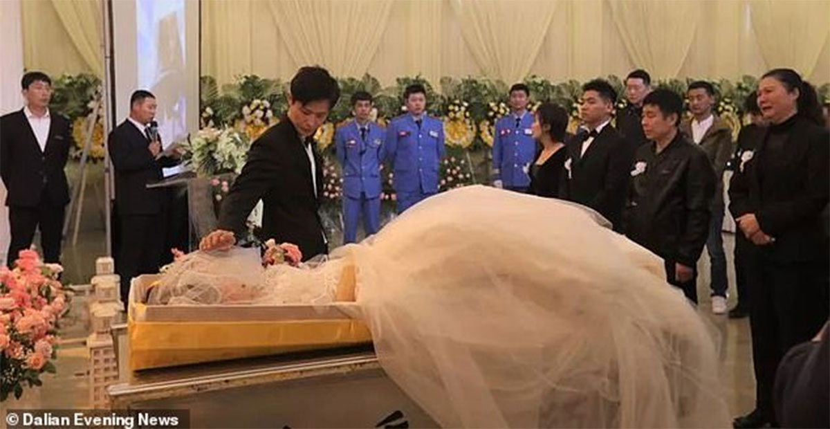 Joven se casó con el cadáver de su novia para cumplir su sueño