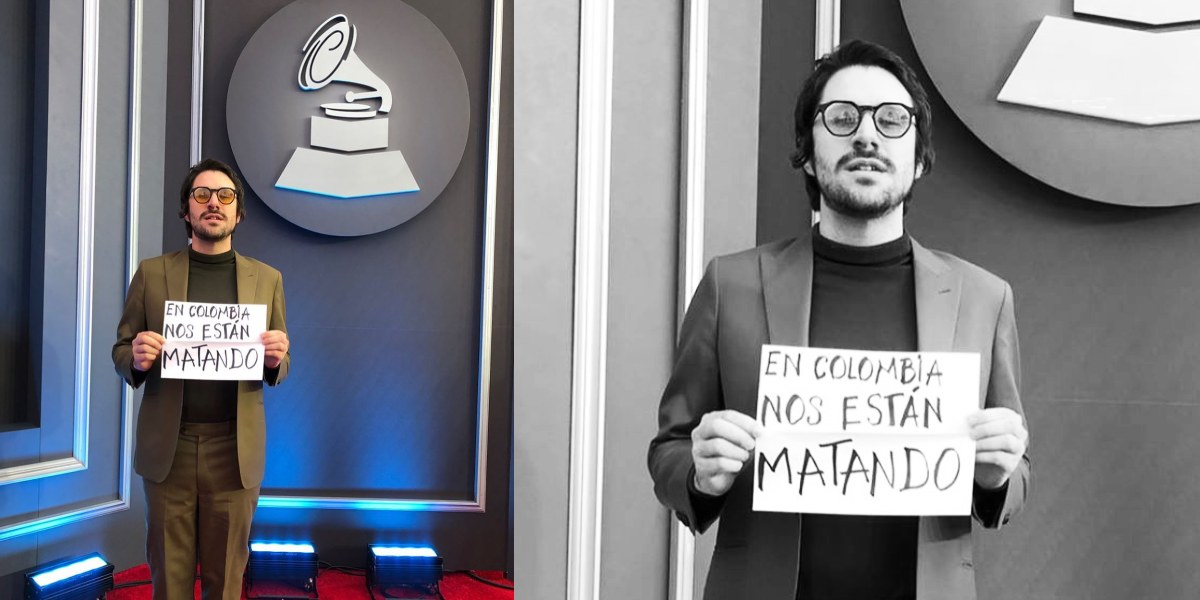“Nos están matando”: el mensaje de Juan Pablo Vega en los Latin Grammy