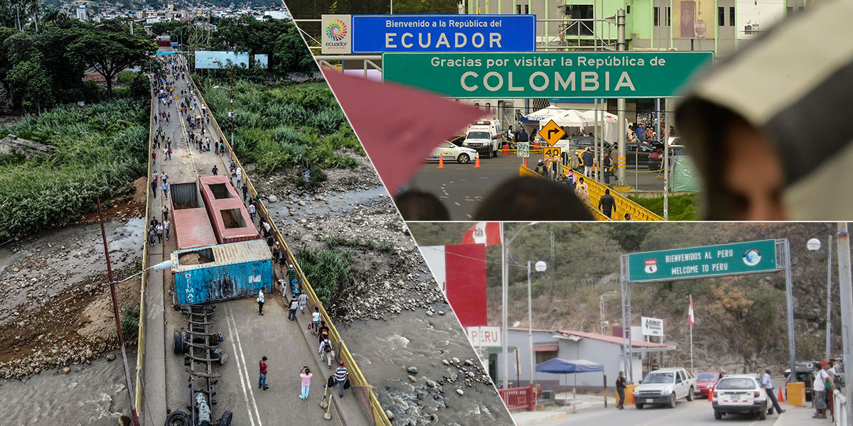 Colombia Cerró Fronteras Con Ecuador Perú Brasil Y Venezuela Por Paro Del 21n Canal 1 8890