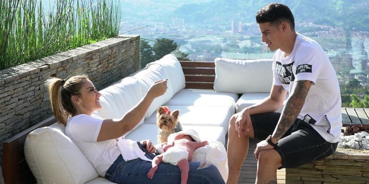 Video: mamá de James Rodríguez celebra primer mes de su nieto Samuel ...