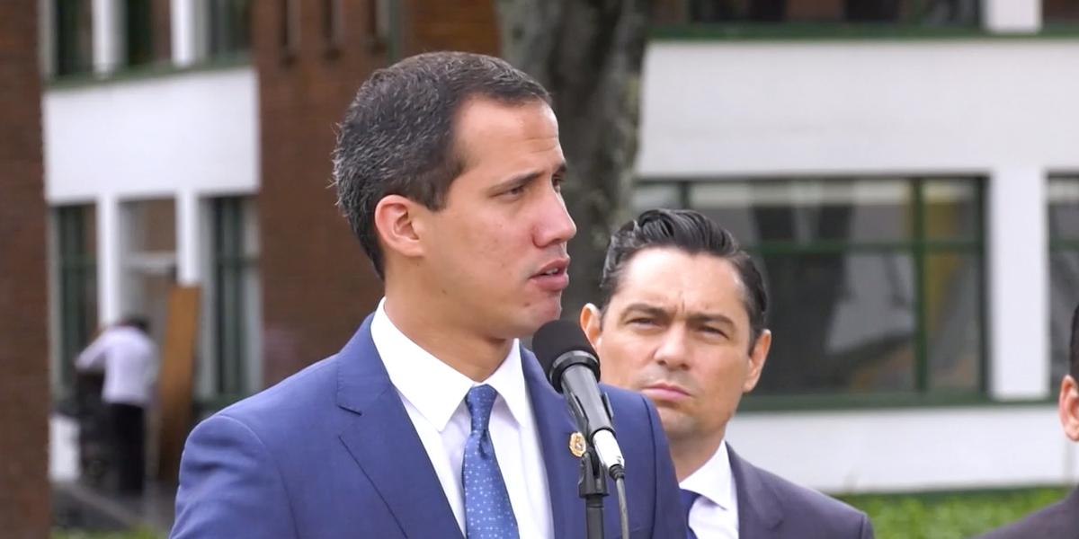 Juan Guaidó no descarta una intervención militar en Venezuela