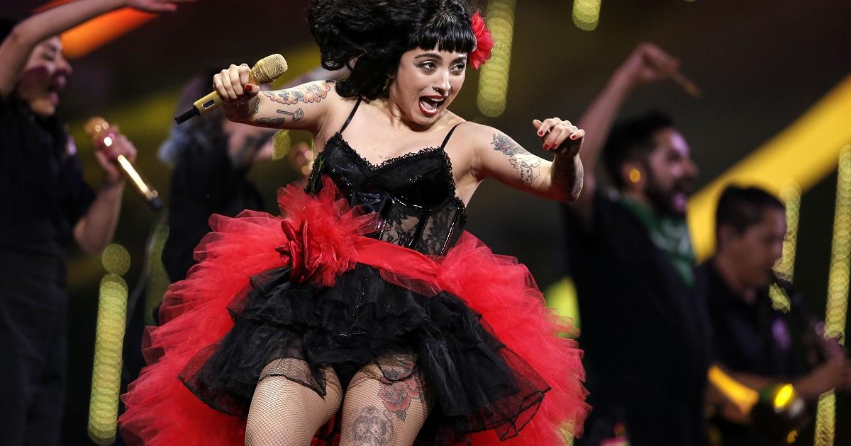 Mon Laferte en Viña del Mar / Foto: AFP