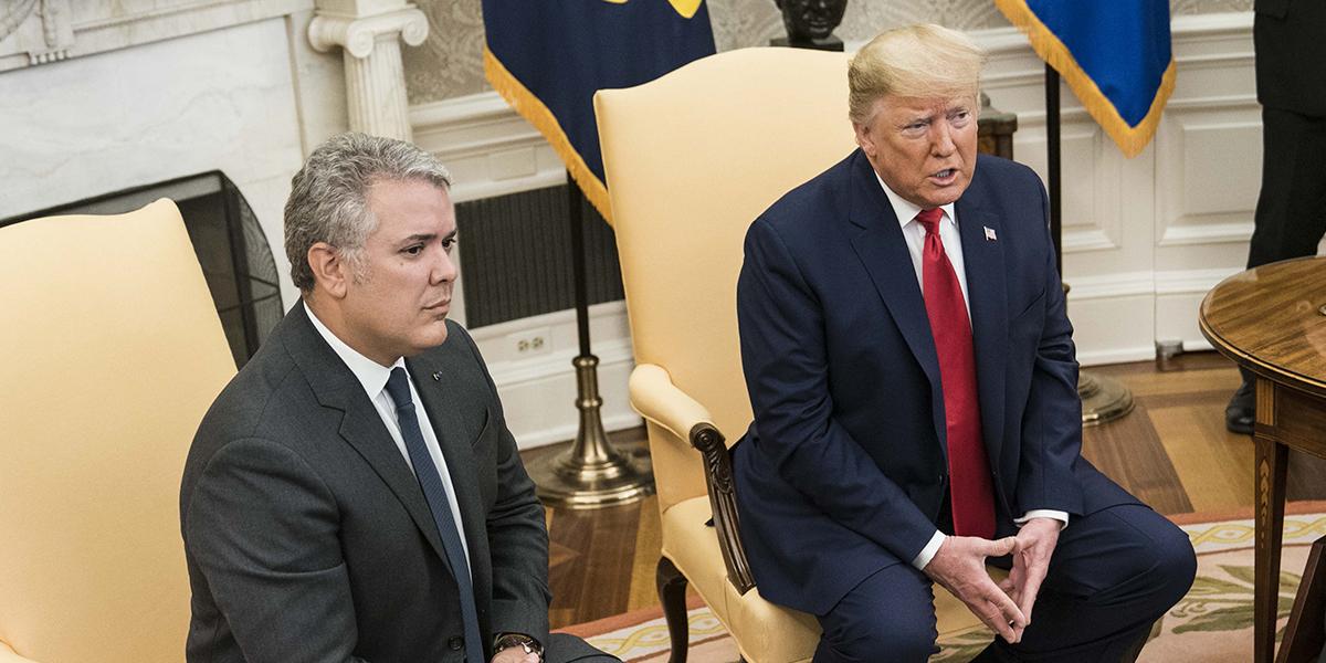 ‘Si no haces aspersión, no podrás deshacerte de ellos’: duro mensaje de Trump al presidente Duque