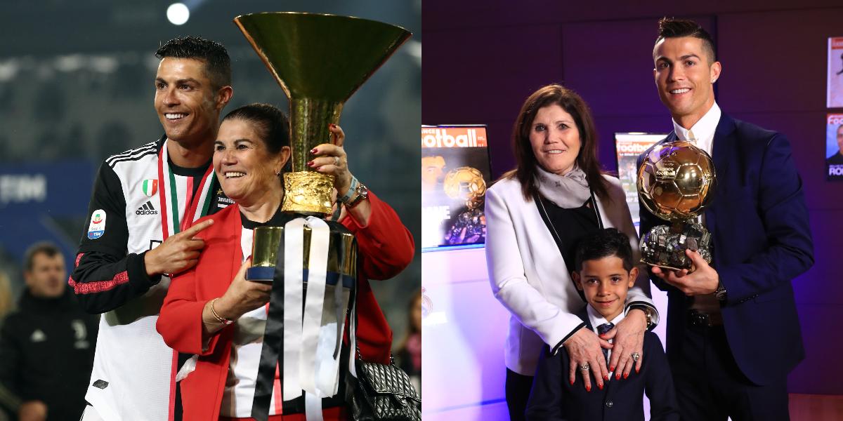 Cristiano ronaldo y su mamá