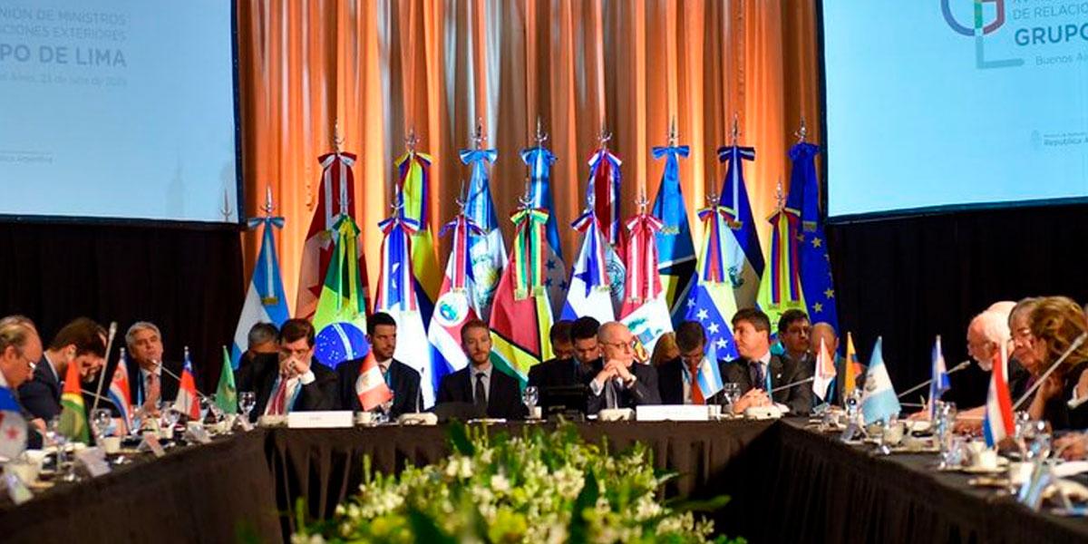 “Se le debe devolver a Venezuela el Estado de Derecho y la democracia”: Grupo de Lima