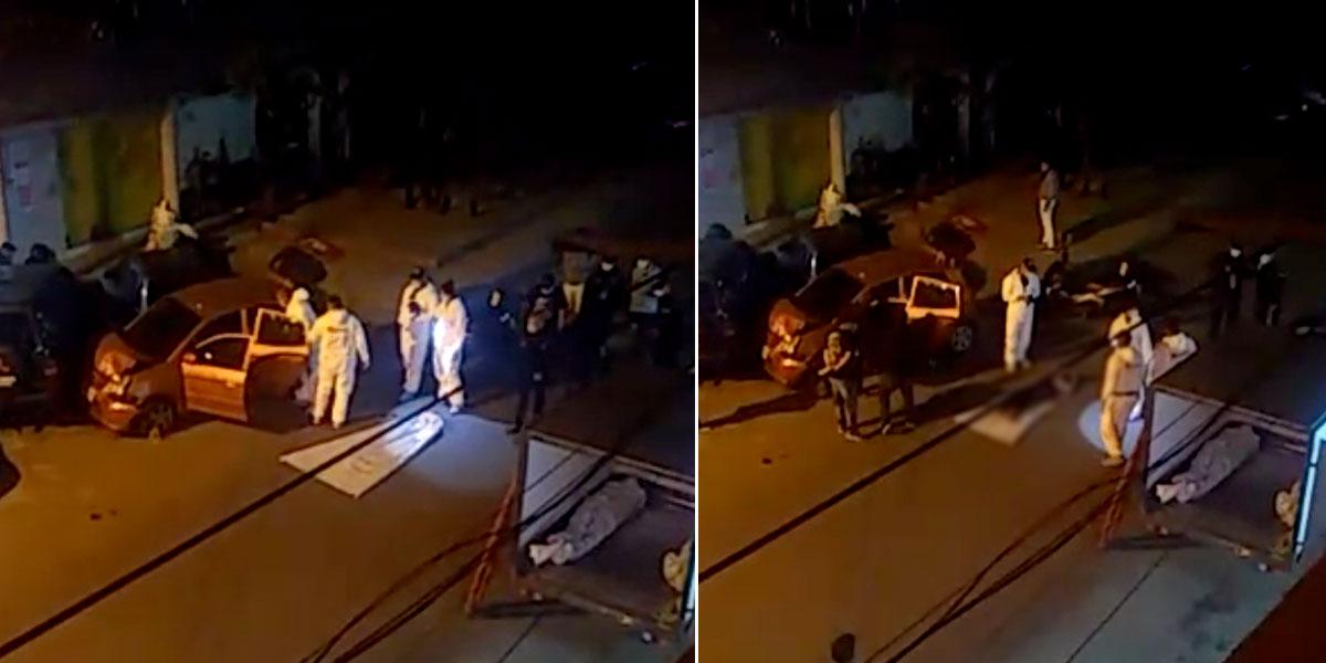 Macabro: Tres cuerpos fueron hallados en un carro conducido por sicarios en Bello, Antioquia