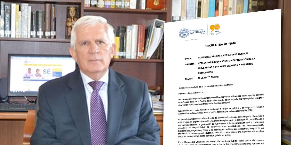 Universidad Javeriana fortalece becas y establece mecanismos para auxiliar a sus estudiantes