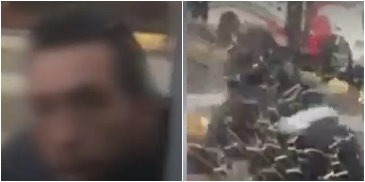 Ciclista vandalizó bus del SITP