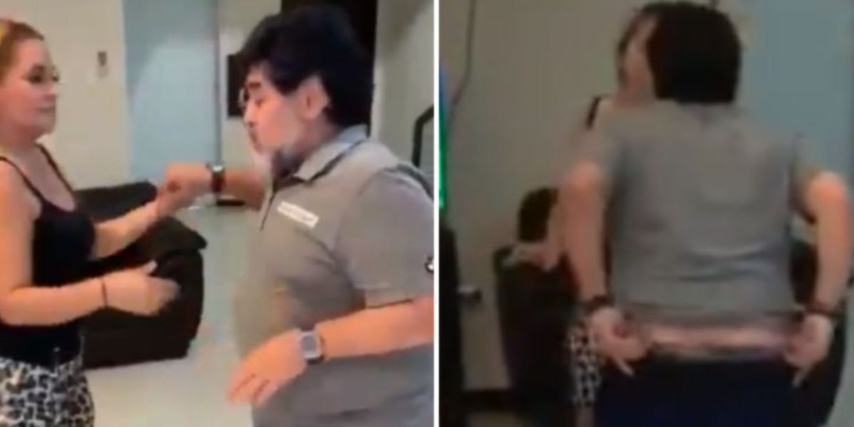 video viral diego maradona