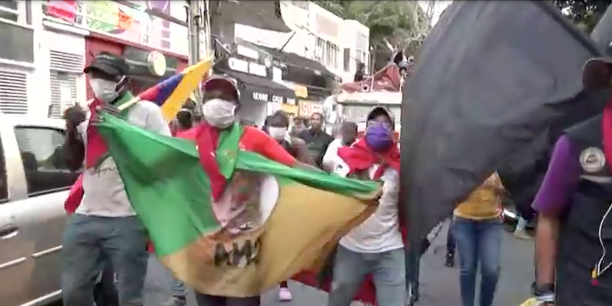 Marcha de comunidades indígenas llega a Cali con miras a Bogotá