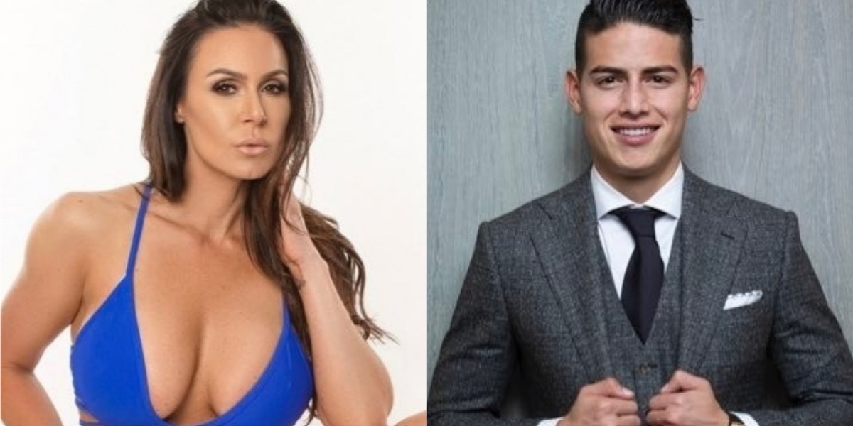 James Rodríguez y actriz porno
