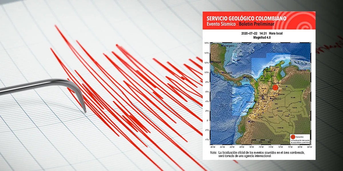 Se presenta nuevo sismo de magnitud 4,8 en Santander