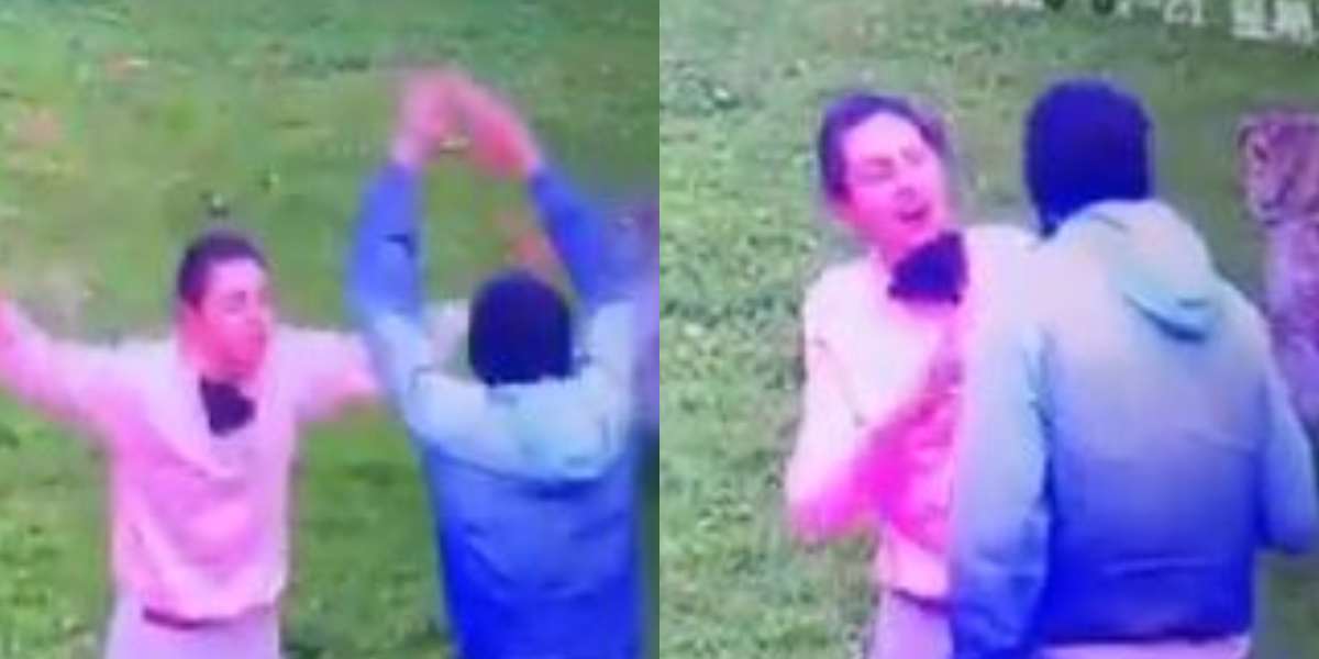 hombre golpeó a mujer
