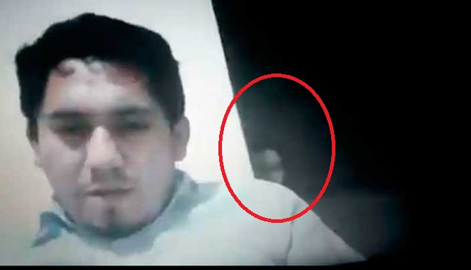 Se apareció fantasma en clase de zoom