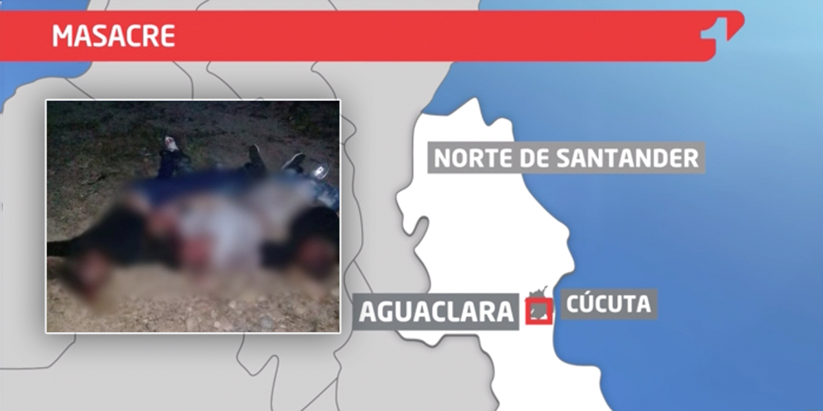 Se registró una nueva masacre en zona rural de Cúcuta, Norte de Santander