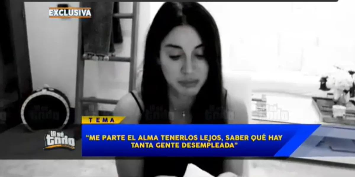 &#8220;Mis papás están encerrados en su casa&#8221;, Ana María Trujillo llora al contar la situación de su familia