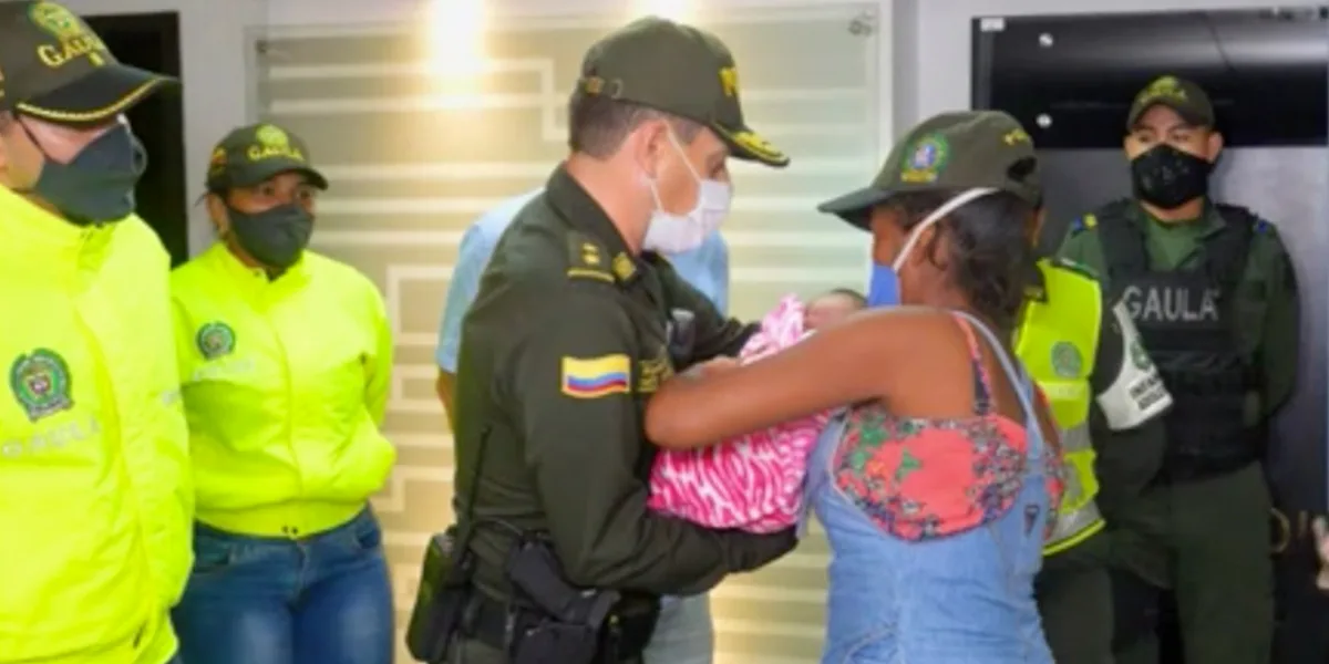 Rescatan bebé que había sido secuestrada en Cartagena