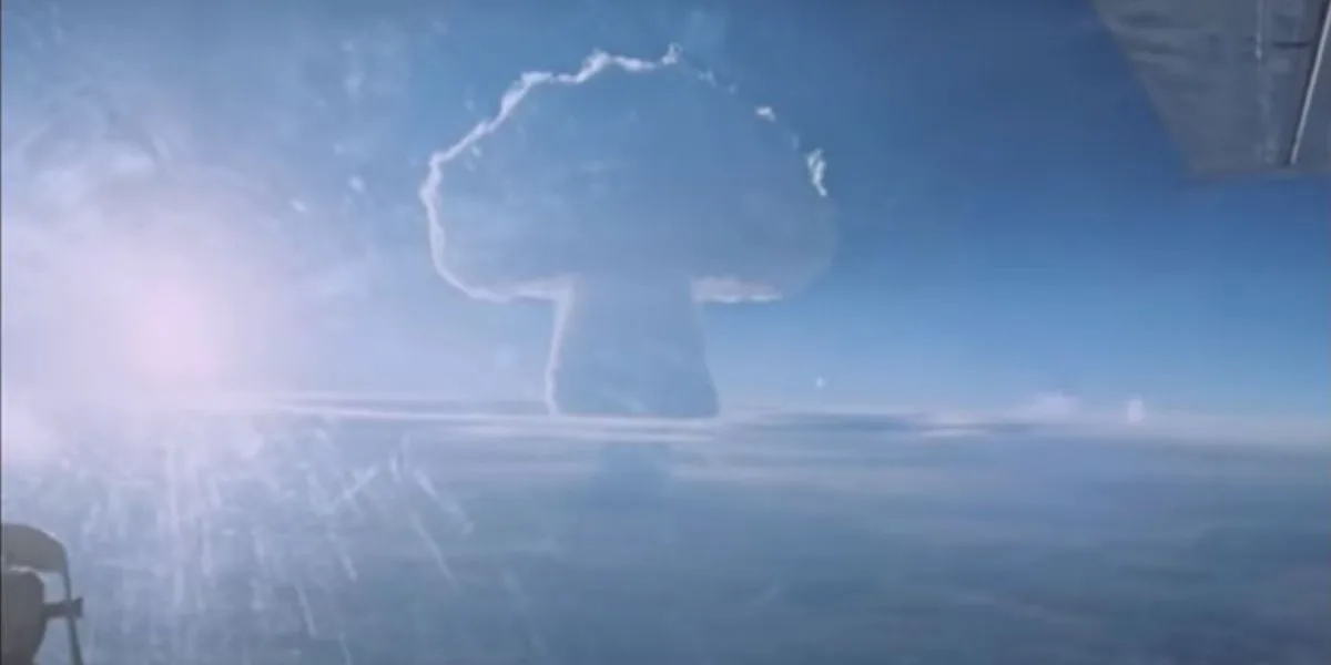 Rusia revela inédito video de la bomba nuclear más grande de la historia