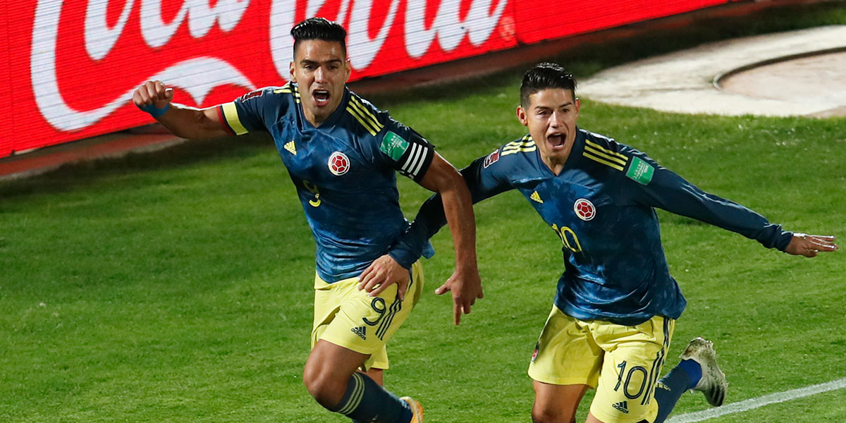 Selección Colombia ante Chile