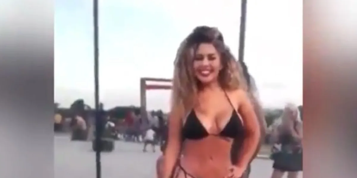 A Miss Tanga Barranquilla se le cayó el bikini y dejó ver su zona íntima