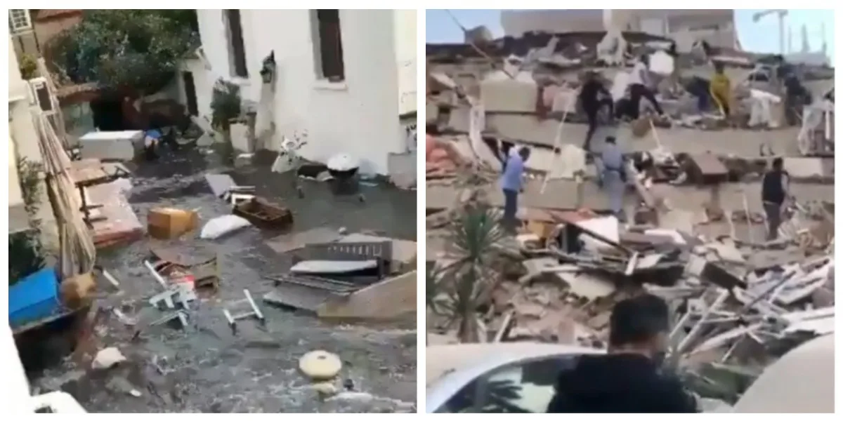 Los impactantes videos del temblor en la isla griega de Samos