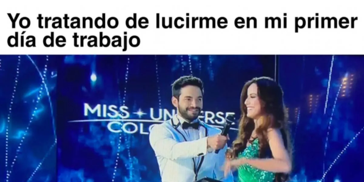A las embarradas de Sebastián Carvajal en Miss Universe Colombia le llovieron memes