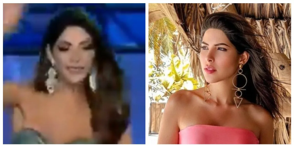 (Video) Laura Olascuaga casi cae al piso antes de ser la nueva Miss Universe Colombia