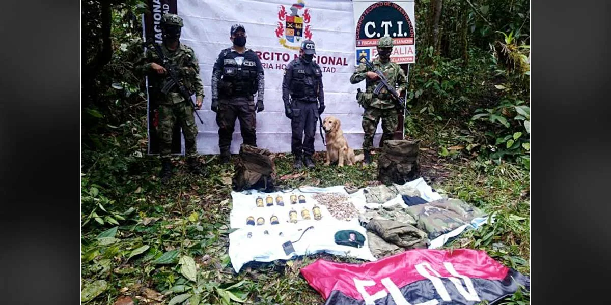 Hallan 11 minas anitipersonales y más de 900 cartuchos en caleta del ELN en Tolima