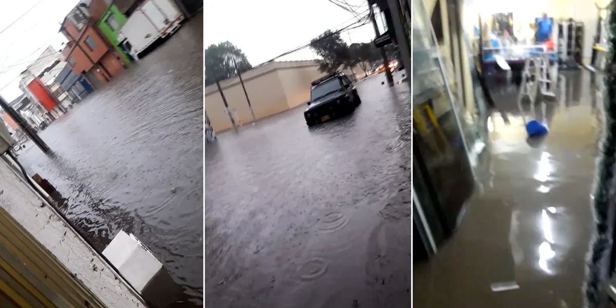 Reportan inundaciones en el 7 de Agosto y otros sectores de Bogotá